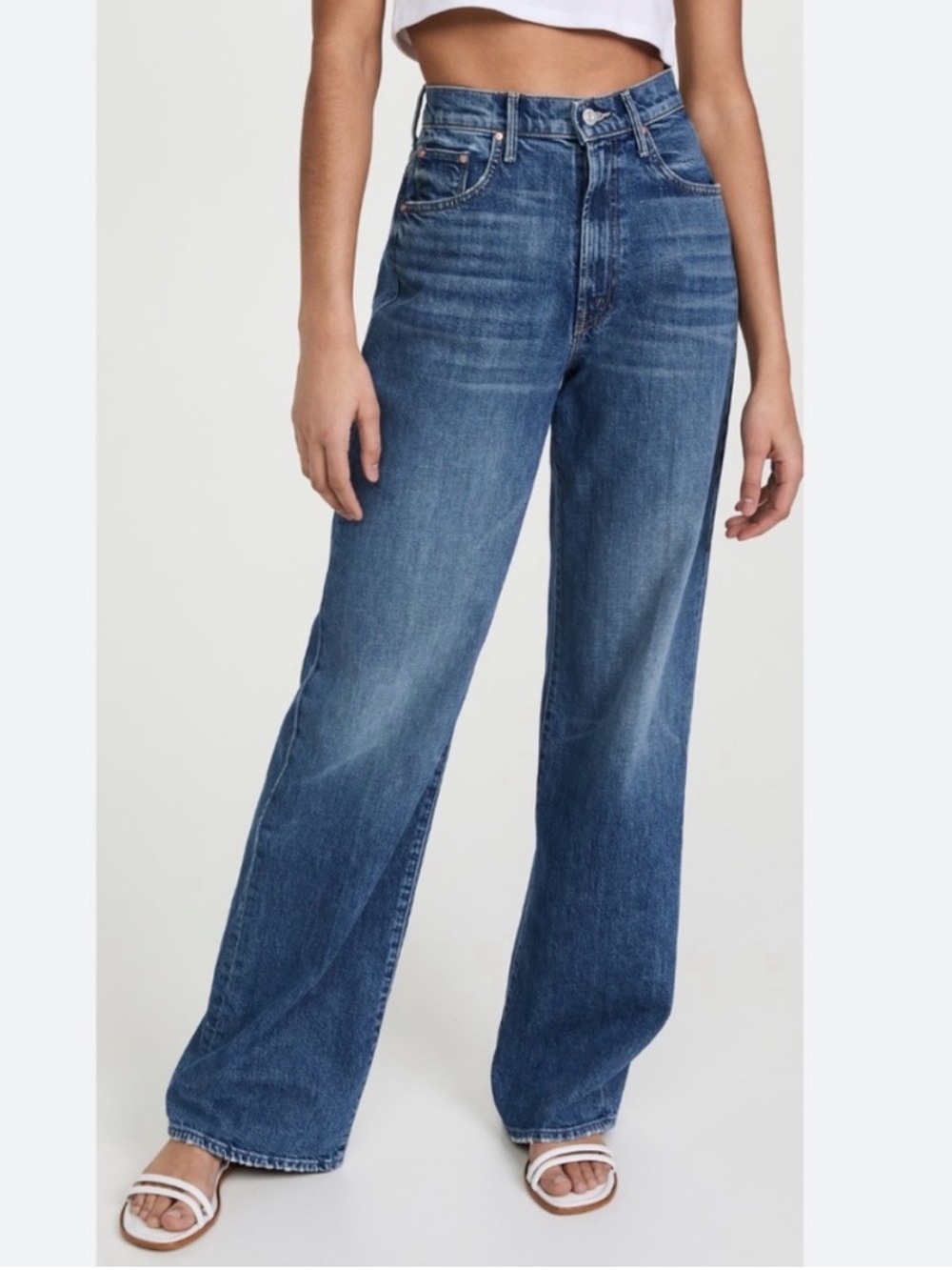 Mother 26 Maven Heel Jeans in Running With Scissors